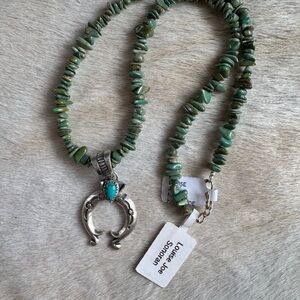 Louise Joe Green Turquoise Necklace